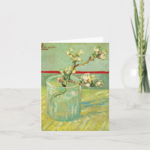Almond Blossom Branches in Glass Van Gogh Fine Art Card