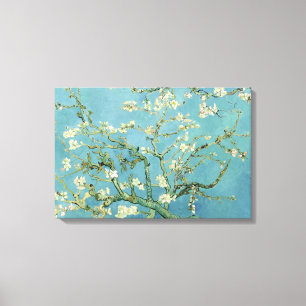 Almond Blossom by Van Gogh Triple Panel Canvas Print