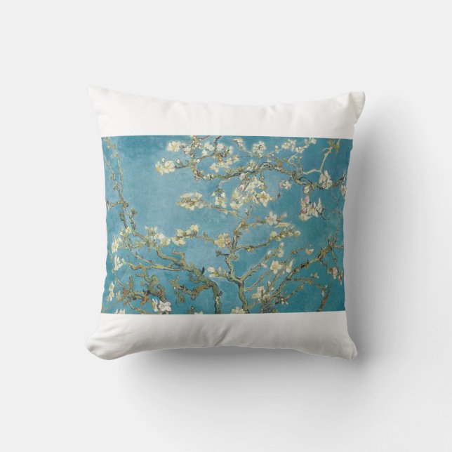 Almond Blossom by Vincent van Gogh Cushion (Front)