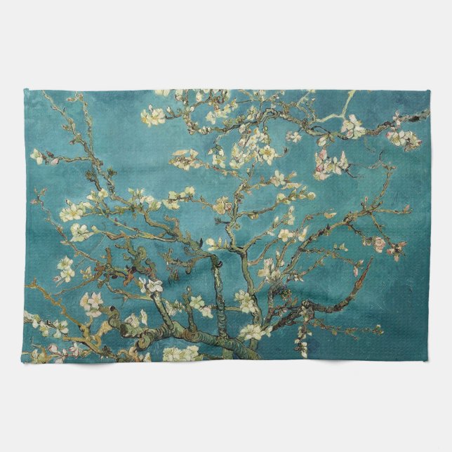 Almond Blossom Kitchen Towel (Horizontal)