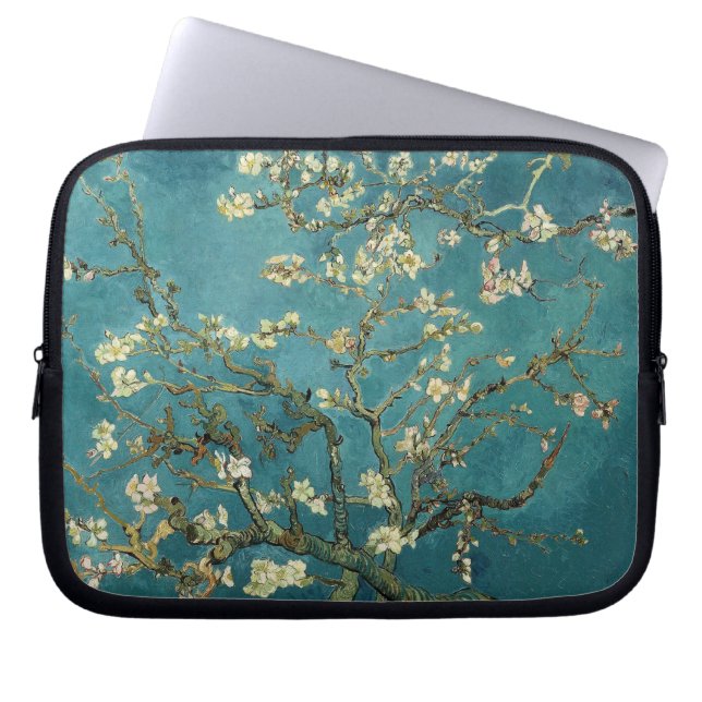 Almond Blossom Laptop Sleeve (Front)