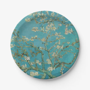 Almond Blossom, Oil Painting, Vincent Van Gogh Paper Plate