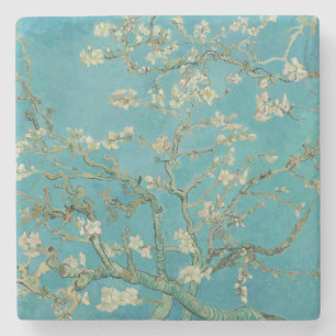 Almond Blossom, Oil Painting, Vincent Van Gogh Stone Coaster