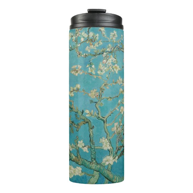 Almond Blossom, Oil Painting, Vincent Van Gogh Thermal Tumbler (Front)
