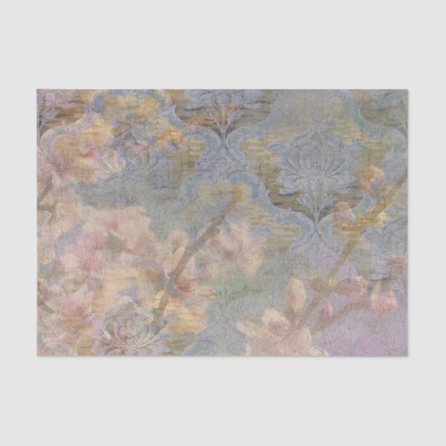 Almond Blossom Tapestry Gift Tissue Tissue Paper (Front)