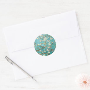 Almond blossom, Van Gogh Classic Round Sticker