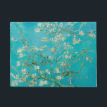 Almond Blossom Van Gogh Doormat<br><div class="desc">Vintage painting reprodution of Almond Blossom by Vincent van Gogh,  1890. It features the blossoming almond tree branches against the sky. Almond trees bloom early in the spring and symbolise the start of new life. Van Gogh made this painting as a gift for his newborn nephew.</div>
