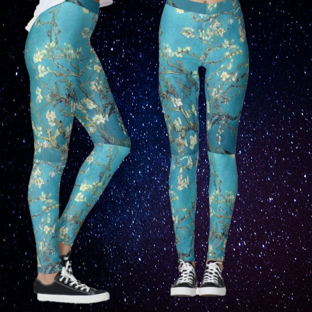 Almond Blossom Van Gogh Fine Art Leggings Pants (Creator Uploaded)