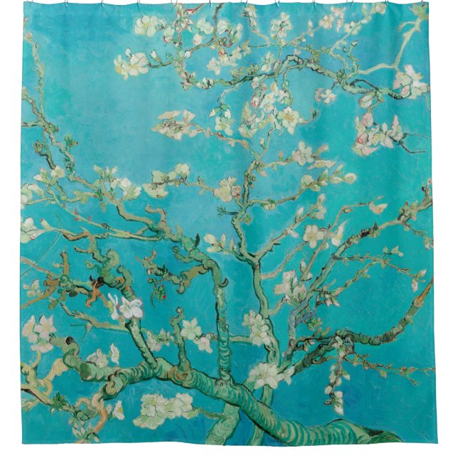 Almond Blossom Van Gogh Shower Curtain (Front)
