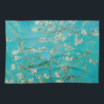 Almond Blossom Van Gogh Tea Towel<br><div class="desc">Vintage painting reprodution of Almond Blossom by Vincent van Gogh,  1890. It features the blossoming almond tree branches against the sky. Almond trees bloom early in the spring and symbolise the start of new life. Van Gogh made this painting as a gift for his newborn nephew.</div>