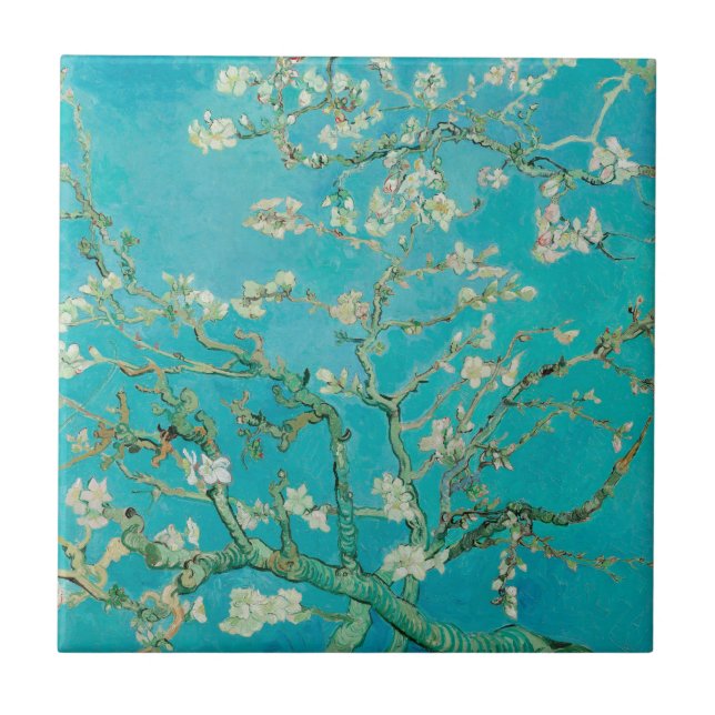 Almond Blossom Van Gogh Tile (Front)