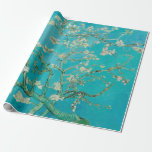 Almond Blossom Van Gogh Wrapping Paper<br><div class="desc">Vintage painting reprodution of Almond Blossom by Vincent van Gogh,  1890. It features the blossoming almond tree branches against the sky. Almond trees bloom early in the spring and symbolise the start of new life. Van Gogh made this painting as a gift for his newborn nephew.</div>