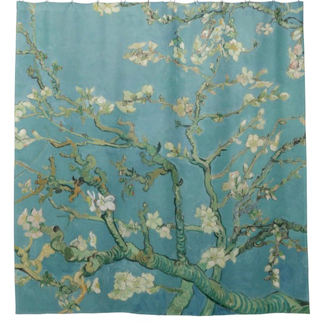 Almond Blossom  Vincent van Gogh 1890 Shower Curtain (Front)