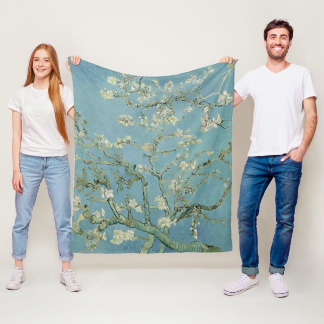 Almond Blossom: Vincent Van Gogh  Fleece Blanket (In Situ)