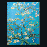 Almond Blossom Vincent Van Gogh Notebook<br><div class="desc">Almond Blossom by Vincent van Gogh with stunning green and blue colours.</div>