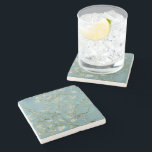 Almond Blossom: Vincent Van Gogh  Stone Coaster<br><div class="desc">Almond Blossom. Painted by Vincent Van Gogh in 1890.

This image is in the public domain.</div>
