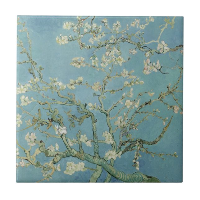 Almond Blossom: Vincent Van Gogh Tile (Front)