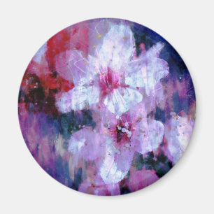 Almond Blossom Watercolor Magnet