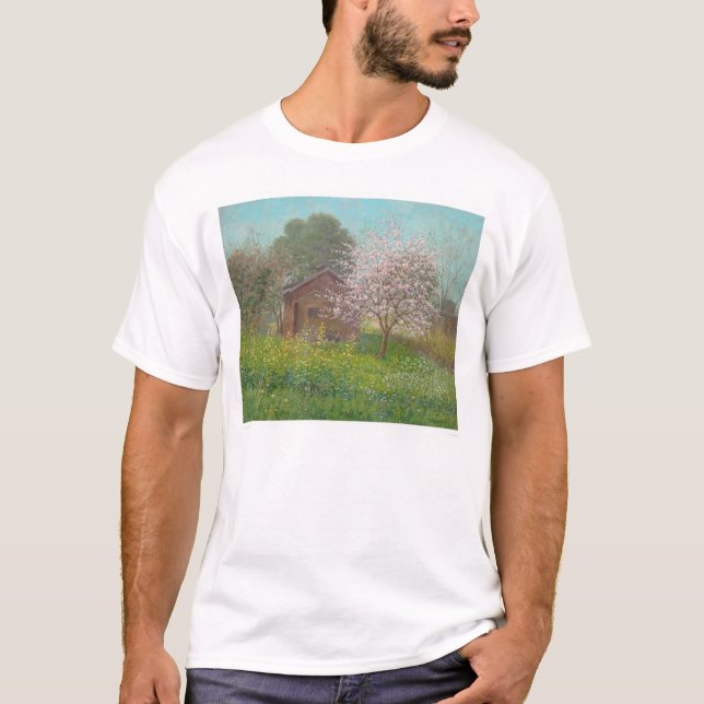 Almond Blossoms and Wild Mustard (1152) T-Shirt (Front)