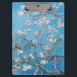 Almond Blossoms Blue Vincent van Gogh Art Painting Clipboard<br><div class="desc">Vincent van Gogh (Dutch, 1853 - 1890) Almond Blossom, 1890, Oil on canvas Unframed: 73.3 cm x 92.4 cm Vincent van Gogh painted this still life of almond blossoms against a blue sky for his newborn nephew who was named after him. The almond tree is a symbol of this new...</div>