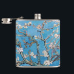 Almond Blossoms Blue Vincent van Gogh Art Painting Hip Flask<br><div class="desc">Vincent van Gogh (Dutch, 1853 - 1890) Almond Blossom, 1890, Oil on canvas Unframed: 73.3 cm x 92.4 cm Vincent van Gogh painted this still life of almond blossoms against a blue sky for his newborn nephew who was named after him. The almond tree is a symbol of this new...</div>