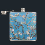 Almond Blossoms Blue Vincent van Gogh Art Painting Hip Flask<br><div class="desc">Vincent van Gogh (Dutch, 1853 - 1890) Almond Blossom, 1890, Oil on canvas Unframed: 73.3 cm x 92.4 cm Vincent van Gogh painted this still life of almond blossoms against a blue sky for his newborn nephew who was named after him. The almond tree is a symbol of this new...</div>