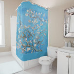 Almond Blossoms Blue Vincent van Gogh Art Painting Shower Curtain<br><div class="desc">Vincent van Gogh (Dutch, 1853 - 1890) Almond Blossom, 1890, Oil on canvas Unframed: 73.3 cm x 92.4 cm Vincent van Gogh painted this still life of almond blossoms against a blue sky for his newborn nephew who was named after him. The almond tree is a symbol of this new...</div>