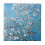 Almond Blossoms Blue Vincent van Gogh Art Painting Tile<br><div class="desc">Vincent van Gogh (Dutch, 1853 - 1890) Almond Blossom, 1890, Oil on canvas Unframed: 73.3 cm x 92.4 cm Vincent van Gogh painted this still life of almond blossoms against a blue sky for his newborn nephew who was named after him. The almond tree is a symbol of this new...</div>