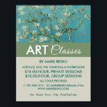 Almond Blossoms By Vincent Van Gogh, Art Classes Poster<br><div class="desc">Almond Blossoms By Vincent Van Gogh,  Art Classes Advertising Poster By The Business Card Store.</div>
