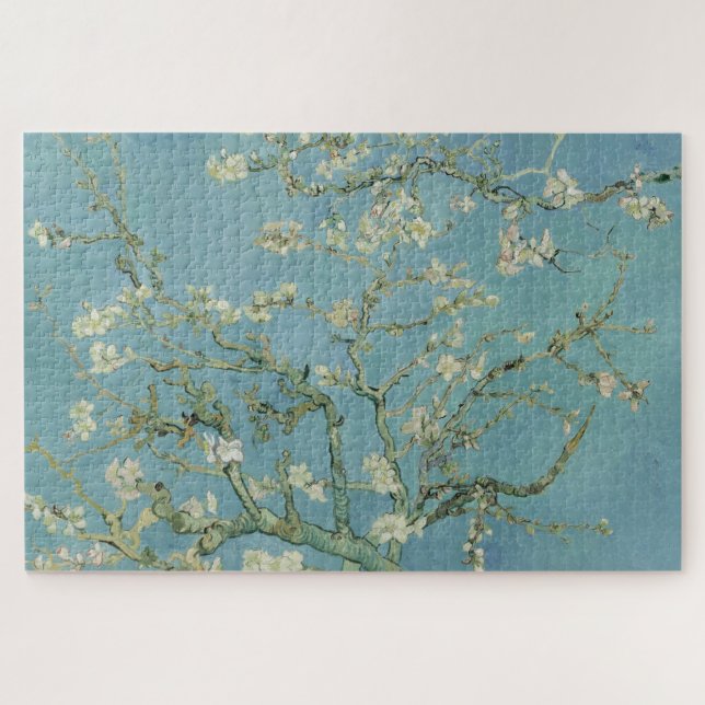 Almond Blossoms by Vincent Van Gogh Fine Art Jigsaw Puzzle (Horizontal)