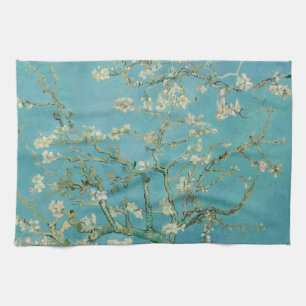 Almond Blossoms by Vincent Van Gogh Fine Art Tea Towel