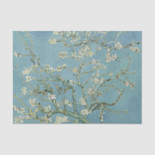 Almond Blossoms by Vincent Van Gogh Fine Art Tissue Paper (Front)