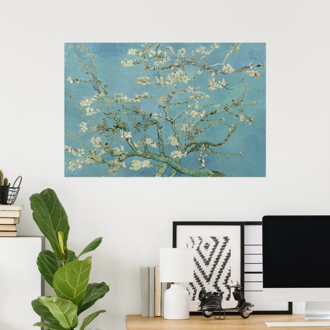 Almond Blossoms by Vincent van Gogh Poster (Home Office)