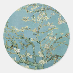 Almond Blossoms Painting by Van Gogh Classic Round Sticker
