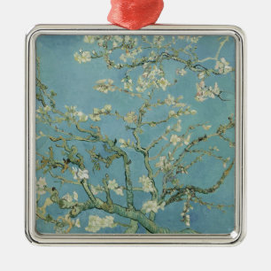 Almond Blossoms Painting by Van Gogh Metal Tree Decoration