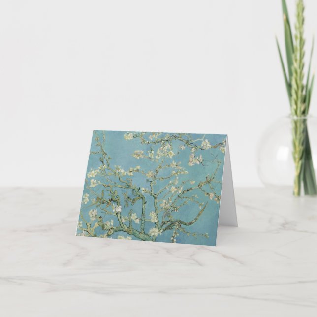 Almond Blossoms Painting by Van Gogh Thank You Card (Front)