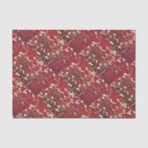 Almond Blossoms Red Vincent van Gogh Art Painting Tissue Paper