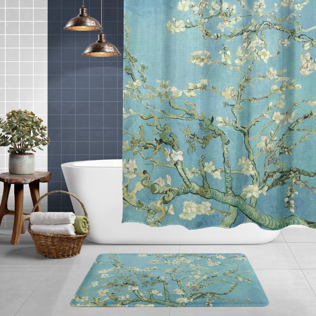 Almond Blossoms | Vincent van Gogh Bath Mat (Creator Uploaded)