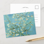 Almond Blossoms | Vincent Van Gogh Postcard<br><div class="desc">Almond Blossoms (1890) by Dutch artist Vincent Van Gogh. Original artwork is an oil on canvas from a group of paintings made by Van Gogh in southern France of blossoming almond trees. The paintings were influenced by Impressionism, Divisionism, and Japanese woodcuts. Use the design tools to add custom text or...</div>