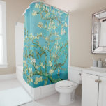 Almond Blossoms | Vincent Van Gogh Shower Curtain<br><div class="desc">Almond Blossoms (1890) by Dutch artist Vincent Van Gogh. Original artwork is an oil on canvas from a group of paintings made by Van Gogh in southern France of blossoming almond trees. The paintings were influenced by Impressionism, Divisionism, and Japanese woodcuts. Use the design tools to add custom text or...</div>