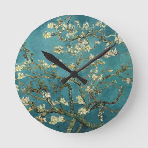 Almond Blossoms Wall Clock