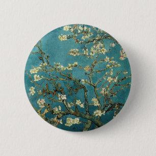 Almond Branches in Bloom 6 Cm Round Badge