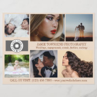 Almond Photo Collage QR Logo Photography Business