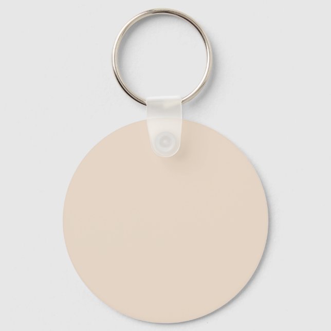Almond (solid color) key ring (Front)