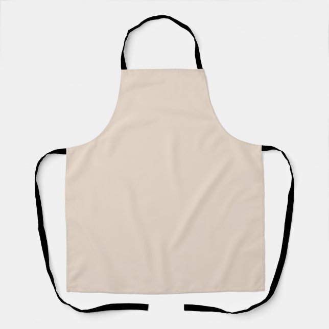 Almond (solid colour) apron (Front)