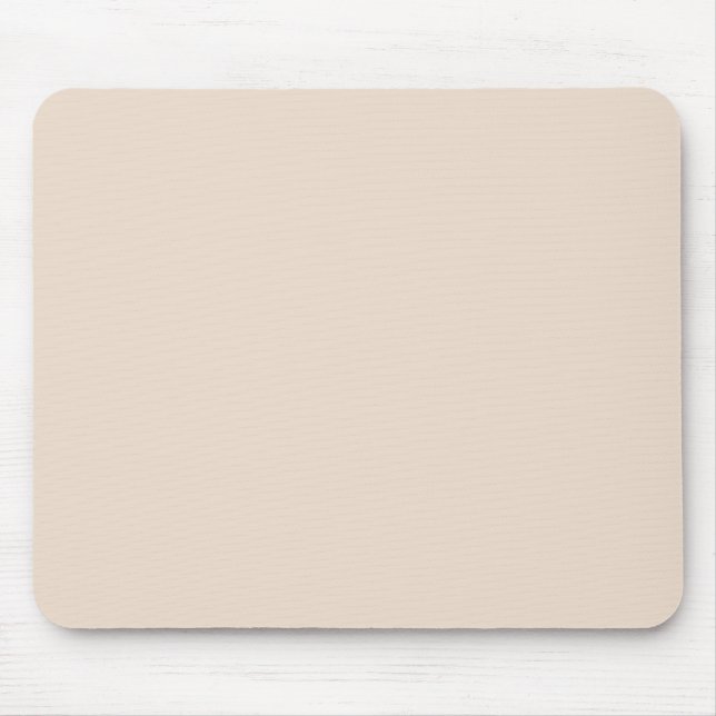 Almond solid colour mouse pad (Front)