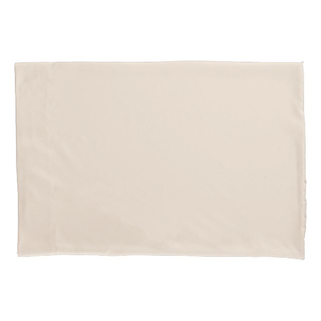 Almond (solid colour) pillowcase (Front)