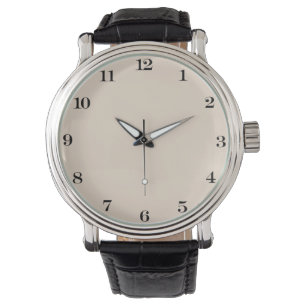Almond solid colour watch
