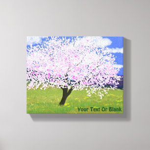 Almond Tree in Bloom Canvas Print