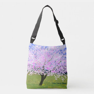 Almond Tree in Bloom Crossbody Bag